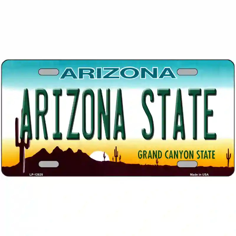 Arizona State Novelty Metal License Plate 24" x 12" (LLP)