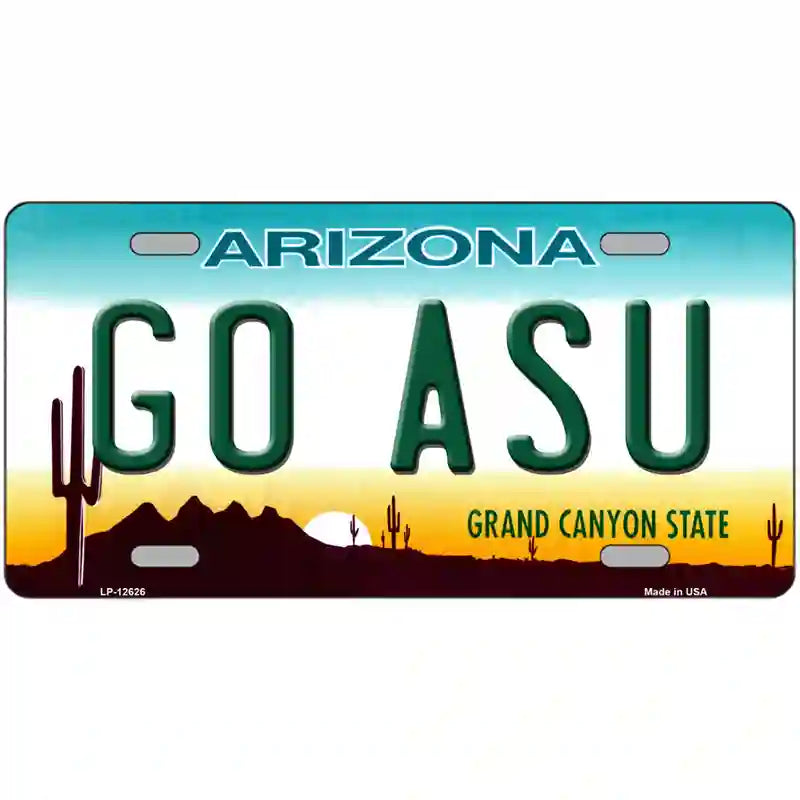 Go Arizona State Novelty Metal License Plate 24" x 12" (LLP)