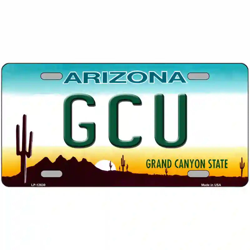 Grand Canyon Univ Novelty Metal License Plate 24" x 12" (LLP)