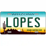 Lopes Novelty Metal License Plate 24" x 12" (LLP)