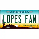 Lopes Fan Novelty Metal License Plate 24" x 12" (LLP)