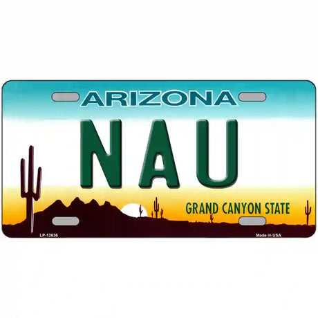 Northern Arizona Univ Novelty Metal License Plate 24" x 12" (LLP)