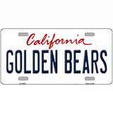 Golden Bears Novelty Metal License Plate 24" x 12" (LLP)