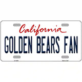 Golden Bears Fan Novelty Metal License Plate 24" x 12" (LLP)