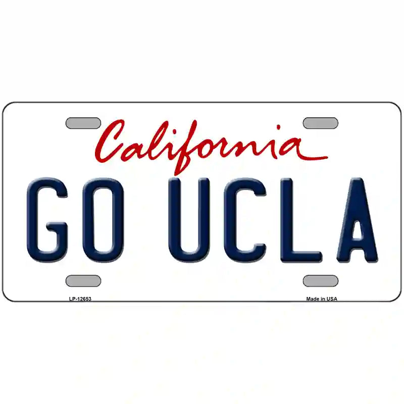 Go UCLA Novelty Metal License Plate 24" x 12" (LLP)