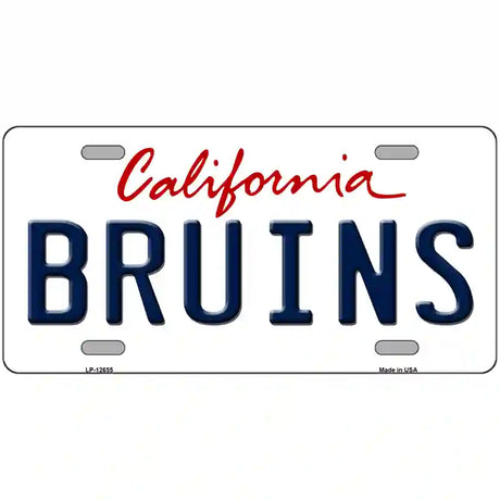 Bruins Novelty Metal License Plate 24" x 12" (LLP)