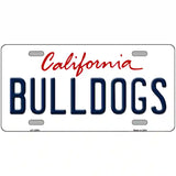 Bulldogs Novelty Metal License Plate 24" x 12" (LLP)