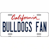 Bulldogs Fan Novelty Metal License Plate 24" x 12" (LLP)