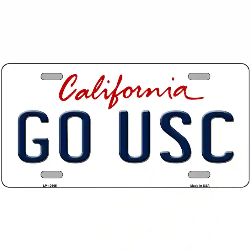 Go USC Novelty Metal License Plate 24" x 12" (LLP)