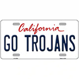 Go Trojans Novelty Metal License Plate 24" x 12" (LLP)