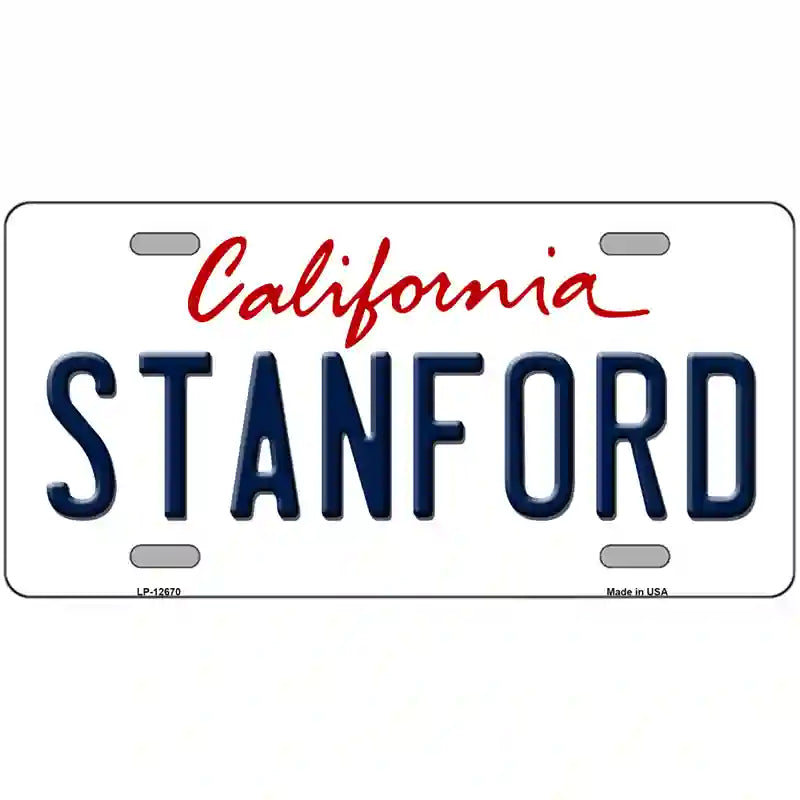 Stanford Novelty Metal License Plate 24" x 12" (LLP)