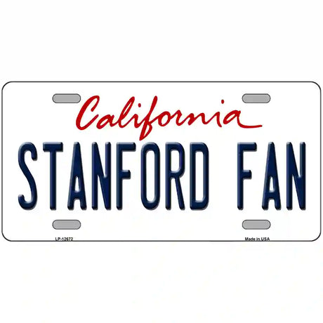 Stanford Fan Novelty Metal License Plate 24" x 12" (LLP)