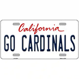 Go Cardinals Novelty Metal License Plate 24" x 12" (LLP)