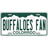 Buffaloes Fan Novelty Metal License Plate 24" x 12" (LLP)