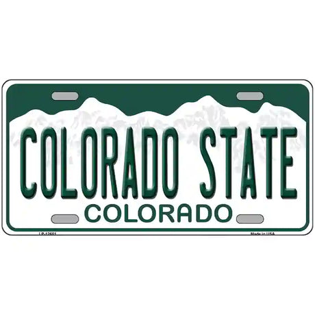 Colorado State Novelty Metal License Plate 24" x 12" (LLP)