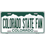 Colorado State Fan Novelty Metal License Plate 24" x 12" (LLP)