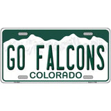 Go Falcons Novelty Metal License Plate 24" x 12" (LLP)