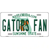 Gators Fan Novelty Metal License Plate 24" x 12" (LLP)