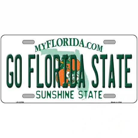 Go Florida State Novelty Metal License Plate 24" x 12" (LLP)