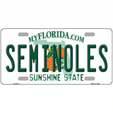 Seminoles Novelty Metal License Plate 24" x 12" (LLP)