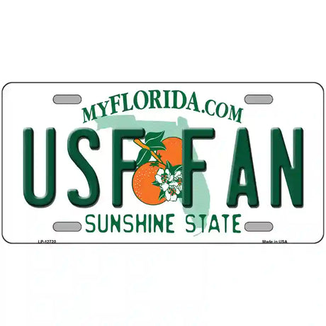 USF Fan Novelty Metal License Plate 24" x 12" (LLP)