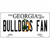 Bulldogs Fan Georgia Novelty Metal License Plate 24" x 12" (LLP)