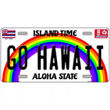 Go Hawaii Novelty Metal License Plate 24" x 12" (LLP)