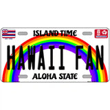 Hawaii Fan Novelty Metal License Plate 24" x 12" (LLP)