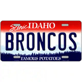 Broncos Novelty Metal License Plate 24" x 12" (LLP)