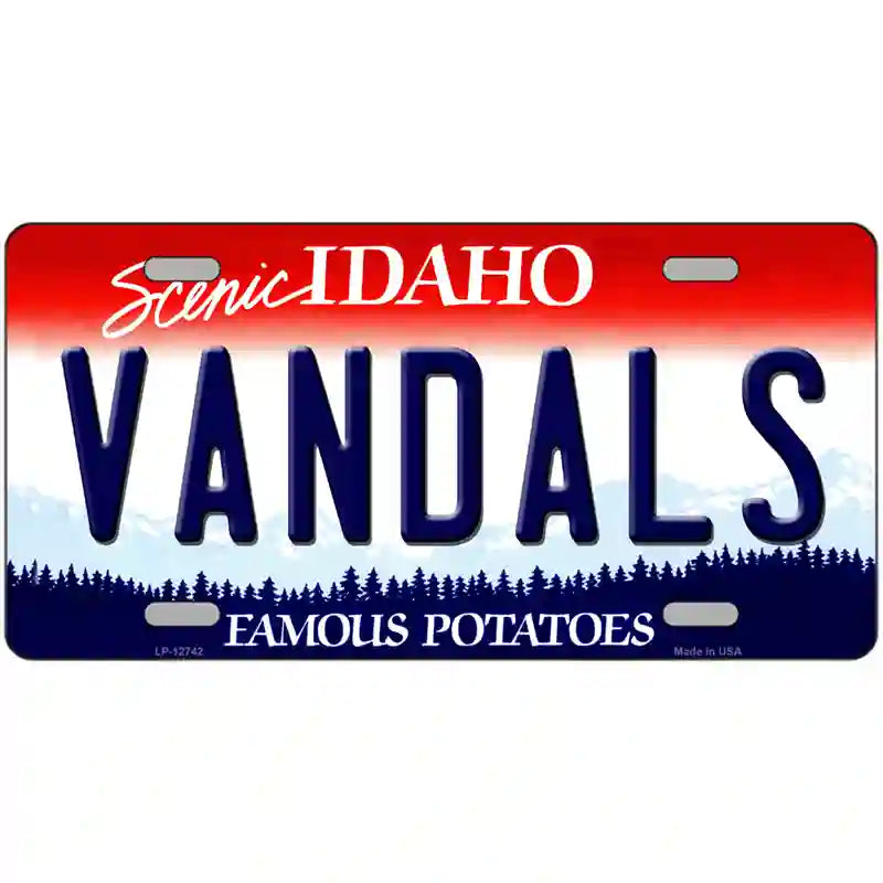 Vandals Novelty Metal License Plate 24" x 12" (LLP)