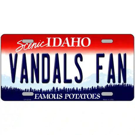 Vandals Fan Novelty Metal License Plate 24" x 12" (LLP)