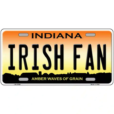 Irish Fan Novelty Metal License Plate Tag 24" x 12" (LLP)