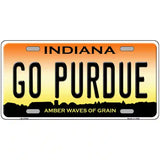 Go Purdue Novelty Metal License Plate Tag 24" x 12" (LLP)