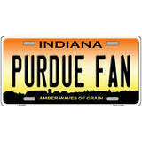 Purdue Fan Novelty Metal License Plate Tag 24" x 12" (LLP)