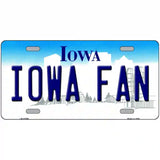 Iowa Fan Novelty Metal License Plate Tag 24" x 12" (LLP)