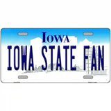 Iowa State Fan Novelty Metal License Plate Tag 24" x 12" (LLP)