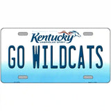 Kentucky Go Wildcats Novelty Metal License Plate Tag 24" x 12" (LLP)