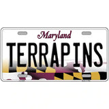 Terrapins Novelty Metal License Plate Tag 24" x 12" (LLP)