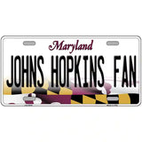 Johns Hopkins Fan Novelty Metal License Plate 24" x 12" (LLP)