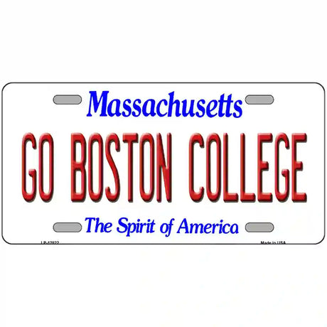 Go Boston College Novelty Metal License Plate 24" x 12" (LLP)