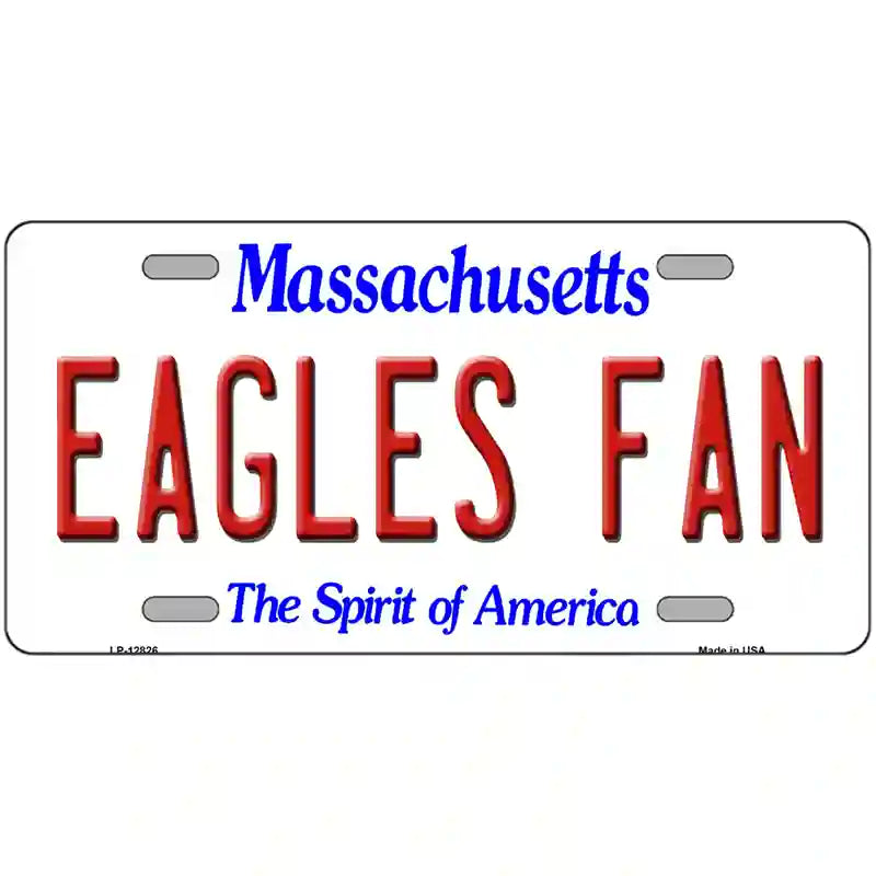 Eagles Fan Novelty Metal License Plate 24" x 12" (LLP)