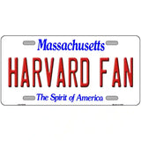 Harvard Fan Novelty Metal License Plate 24" x 12" (LLP)