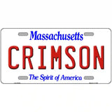 Crimson Novelty Metal License Plate 24" x 12" (LLP)