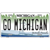 Go Michigan Novelty Metal License Plate 24" x 12" (LLP)