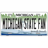 Michigan State Fan Novelty Metal License Plate 24" x 12" (LLP)