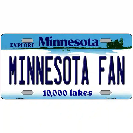 Minnesota Fan Novelty Metal License Plate 24" x 12" (LLP)