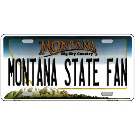 Montana State Fan Novelty Metal License Plate 24" x 12" (LLP)