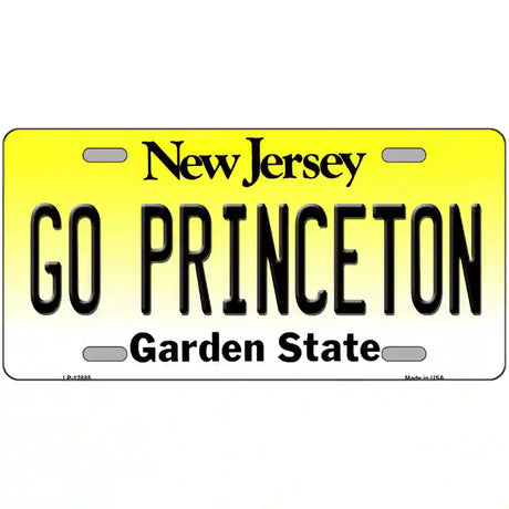 Go Princeton Novelty Metal License Plate 24" x 12" (LLP)