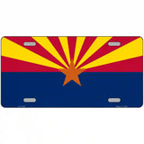 Arizona Small Star Novelty Metal License Plate 24" x 12" (LLP)