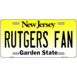 Rutgers Fan Novelty Metal License Plate 24" x 12" (LLP)